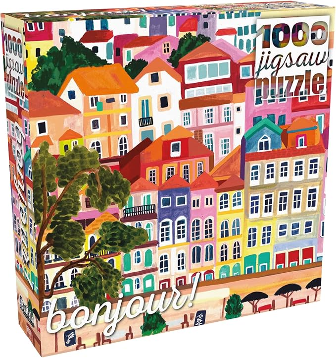 Buffalo Games - Bonjour - Porto Portugal - 1000 Piece Jigsaw Puzzle for Adults - Challenging Puzzle Perfect for Game Nights