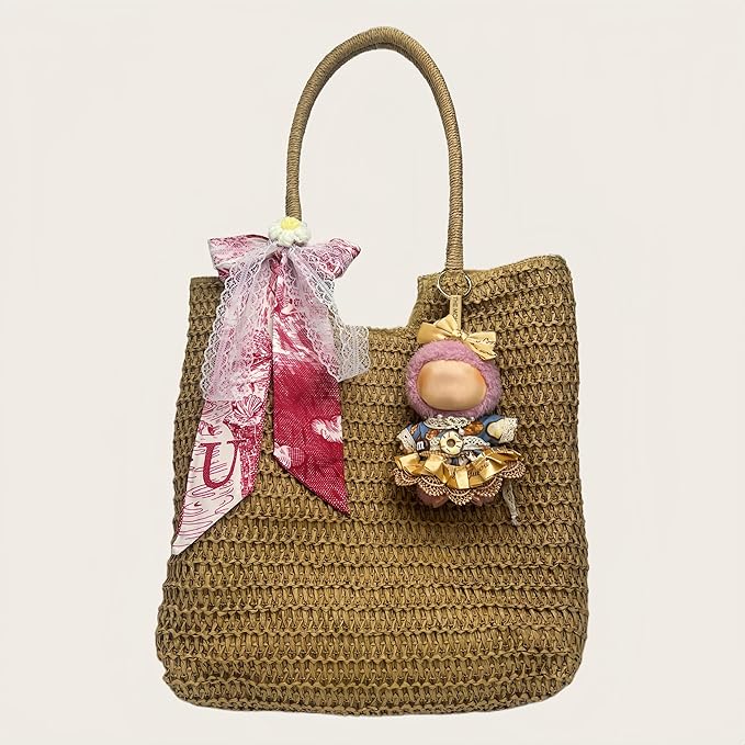 Used for Labubu Doll Outfit Clothes Designer Set,Compatible with Labubu Clothe Accessories for Doll (Bow donut-0425)