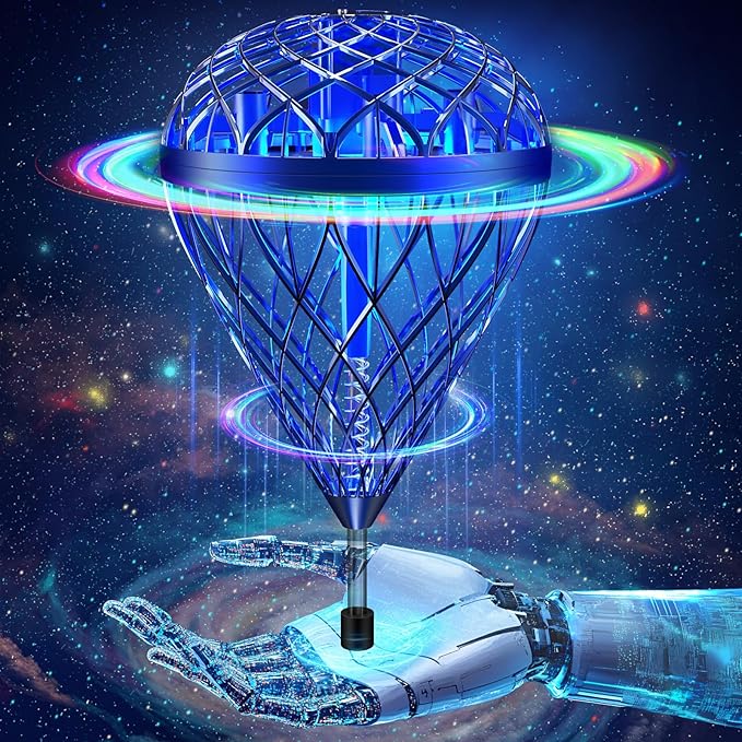 The Latest Cool and Magical Flying Toy, Combining AI Motion Control Technology with Contact Sensing System, Make it Become Bounce & Flip & Flight Toys, Fully unleashing Your Creativity.