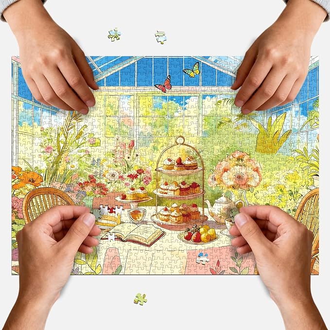 Puzzles for Adults 1000 Pieces Jigsaw Puzzles Impossible Puzzle with Letters on Back Scene Landscape Puzzle Fun Gift for Adults(27.56x19.7 Inch)
