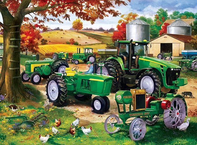 MasterPieces 2000 Piece Jigsaw Puzzle for Adults, Family, Or Youth - Farm Country 4-Pack - 14"x19"