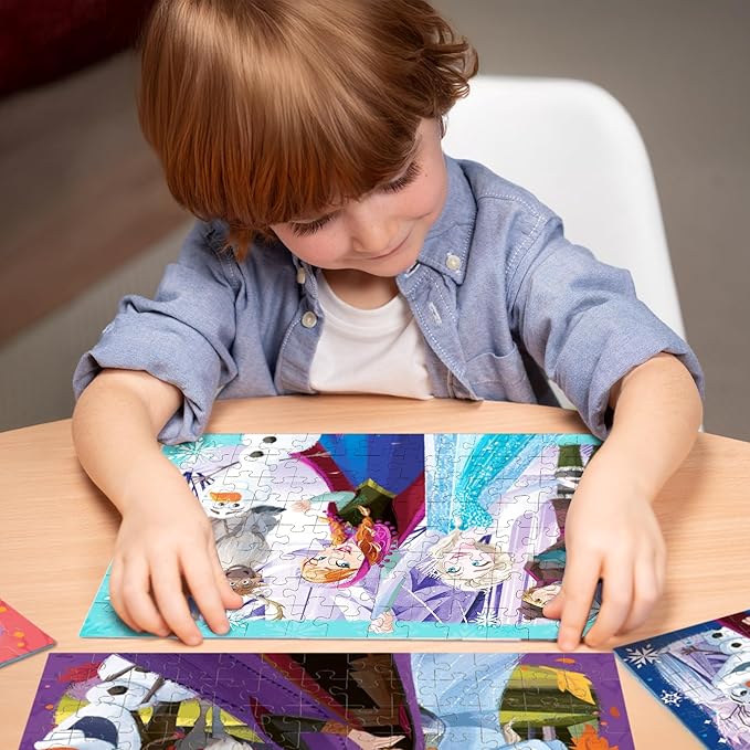 Ravensburger Disney Frozen 4x100 Piece Bumper Puzzle Pack for Kids 5+