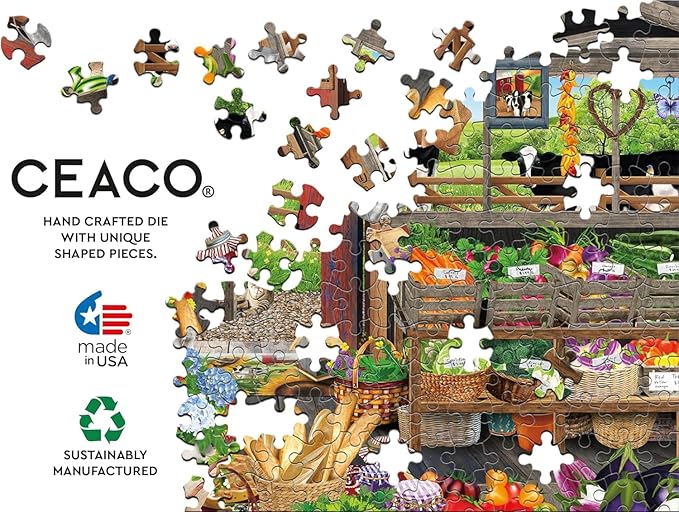 Ceaco - Tracy Flickinger - Country Market - 500 Piece Jigsaw Puzzle