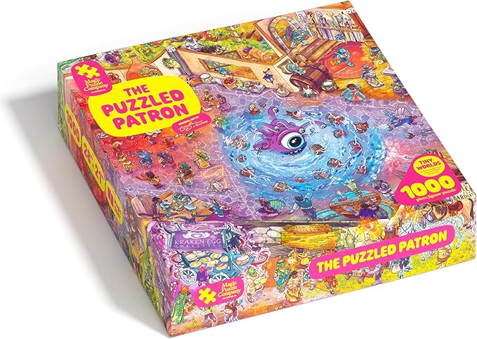 The Puzzled Patron • 1000-Piece Jigsaw Puzzle from The Magic Puzzle Company • Series Three