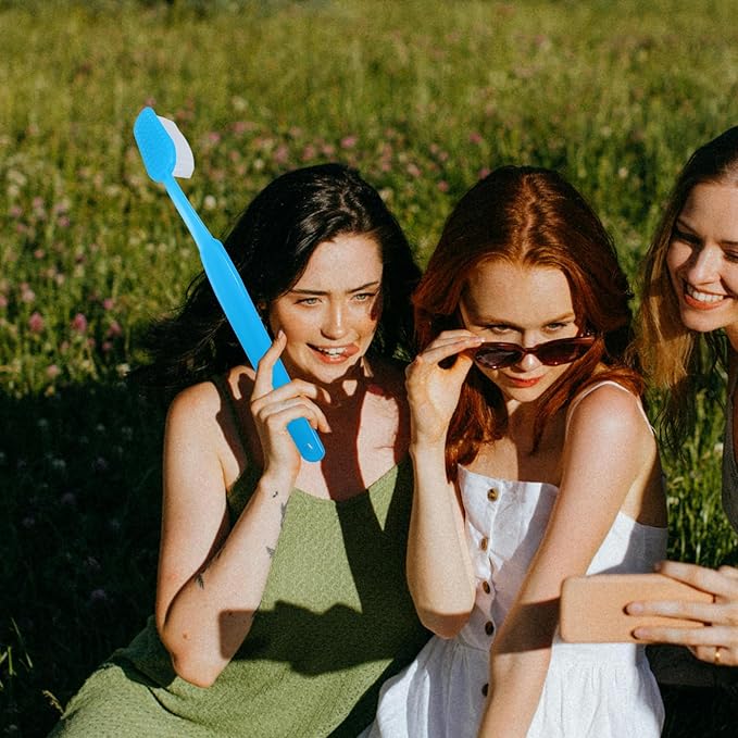 iplusmile Giant Toothbrushes Props, Oversized Large Big Brush, Novelty Toys Huge Comedy Items for Costume Take Picture Comedy Party Favors