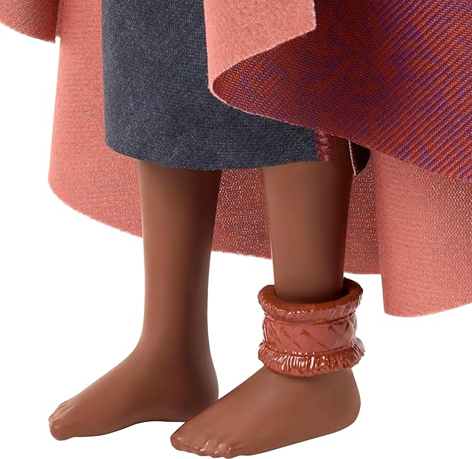 Mattel Disney Moana 2 Matangi Fashion Doll with 3 Accessories, Removable Outfit with Cape, Head Piece, Shoulder Piece & Anklet, Inspired by The Movie