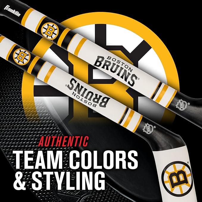 Franklin Sports NHL Team Mini Soft Hockey Stick Set - NHL Team Soft Foam Mini Hockey Stick and Ball - Great Toy for Kids