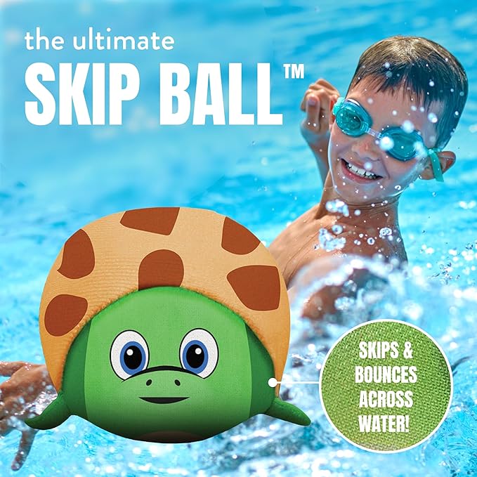 Activ Life The Ultimate Water Skip Balls, Water Bouncing Ball for Swimming Pool, Beach Toys for Friends, Family, Kids and Adults