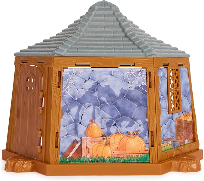 Wizarding World Harry Potter, Magical Minis Hagrid’s Hut Playset with 2 Figures and 9 Doll Accessories, Kids Toys for Ages 6 and up