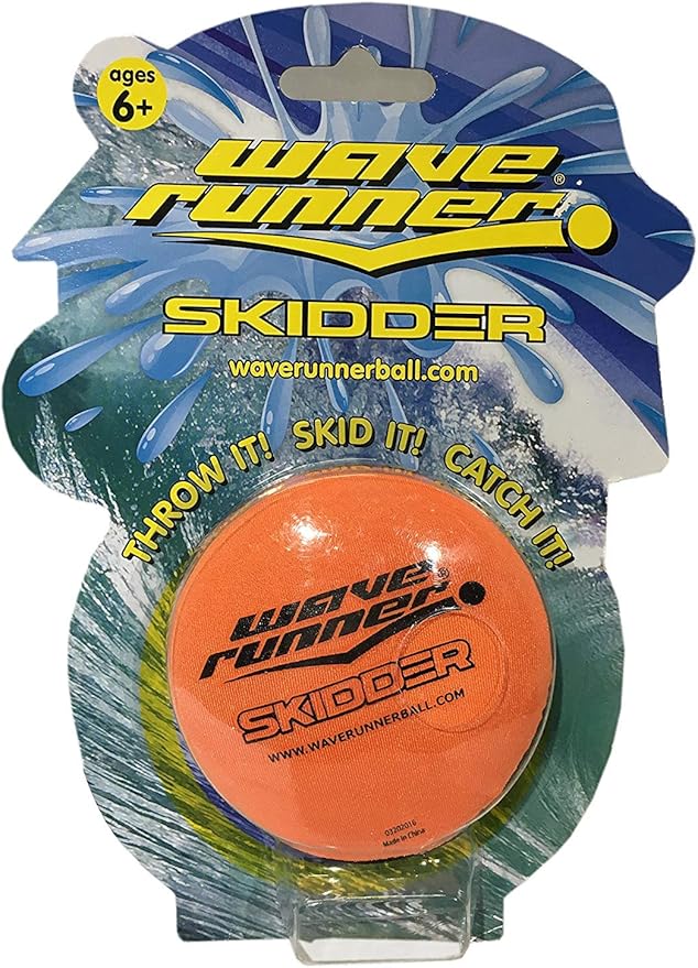 Wave Runner Water Bouncing Frisbee- Disc That Bounces, Skids, and Skips On Water | The Perfect Beach and Pool Toy (Color May Vary)