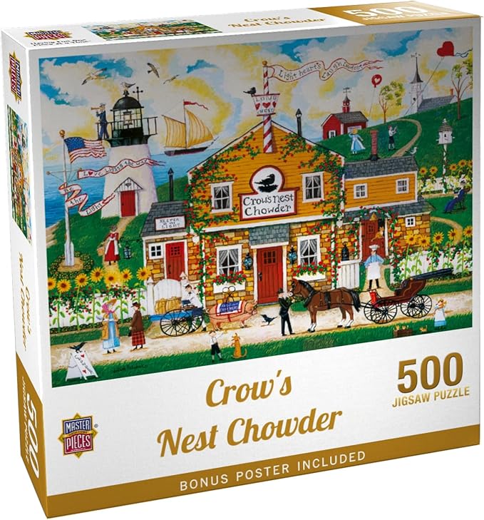 Masterpieces Crow's Nest Chowder Jigsaw Puzzle - 500 Pieces for Adults - Ages 15 and Up