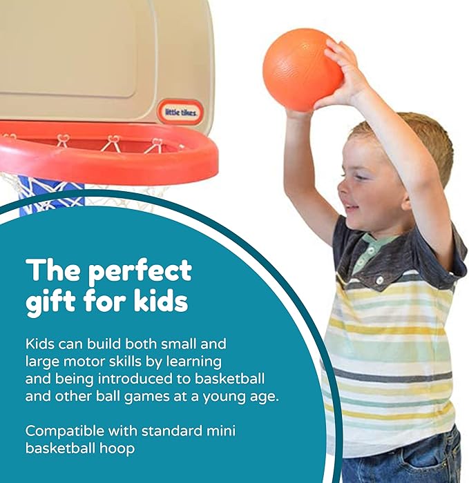 Kids Replacement Basketball | Compatible with Little Tikes Easy Score | Fits Standard Mini Basketball Hoop | Indoor & Outdoor | 6” Diameter | Perfect for Toddlers & Little Kids (2 Ball Pack)