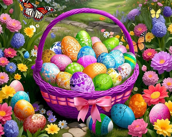 Springbok Easter in Bloom 500 Piece Jigsaw Puzzle for Adults and Families - Made in USA