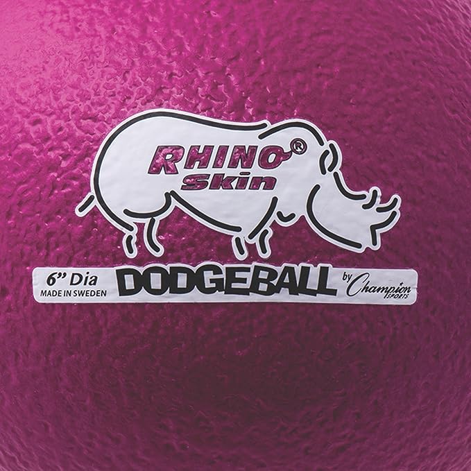 Champion Sports® Rhino Skin® Low Bounce Dodgeball Sets & Singles for Playground, PE, Backyard & League Games – Team Sports Equipment for Youth & Adults