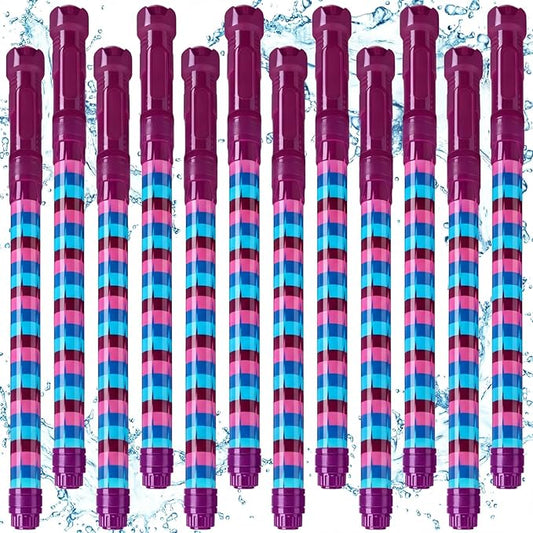 12 Pack Video Game Water Blaster 15.75 in Water Shooter Blasters Gun Party Favors for Kids Summer Outdoor Swimming Pool Backyard Beach Summer Games