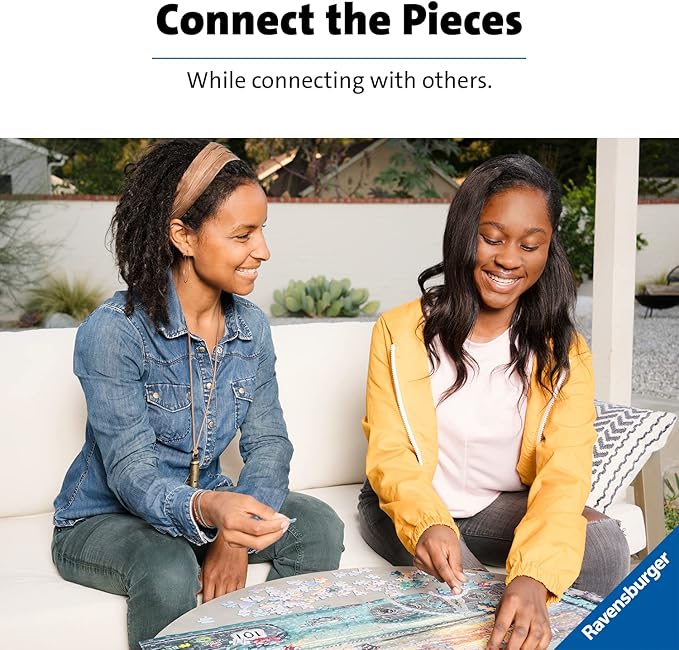 Ravensburger Riverside Livingroom Puzzle - Part of Great Outdoors Series | Unique 300 Piece Challenge for Adults | Softclick Technology Eco-Friendly Materials