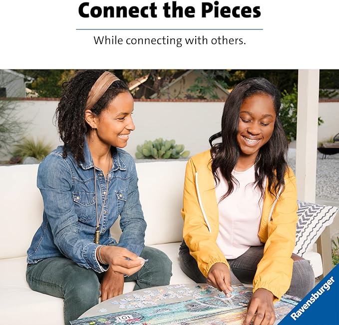 Ravensburger The Artist’s Palette 500-Piece Jigsaw Puzzle | Large Format for Easy Handling | Vibrant and Engaging Imagery | Ideal for Kids and Adults | FSC Certified