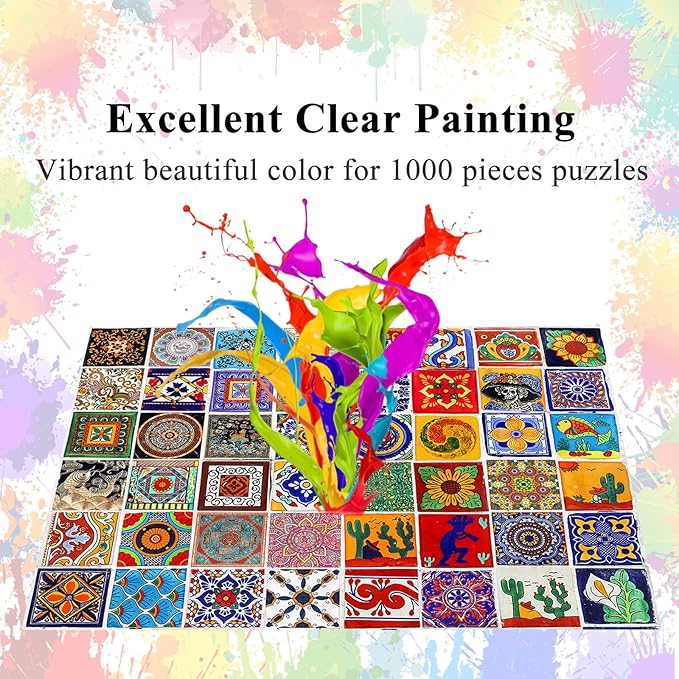 Jigsaw Puzzles for Adults 1000 Pieces, Mystical Carpet Interlock Perfectly Letter on Back No Dust, Home Decor Birthday Party Gift Toy for Men Women Elders Seniors (27.5"x19.6"), 1:1 Poster