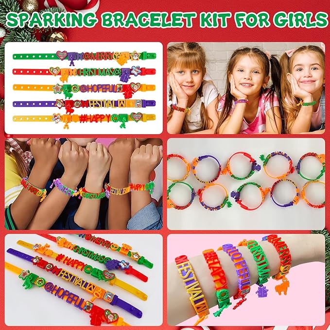 Art & Craft Kits for Kids, DIY Friendship Bracelet Making Kit for Girls, Jewelry Making, Birthday Gifts for Ages 5-12, Toys for Ages 5, 6, 7, 8, 9, 10, 11, 12 Years Old, Party Craft Activity
