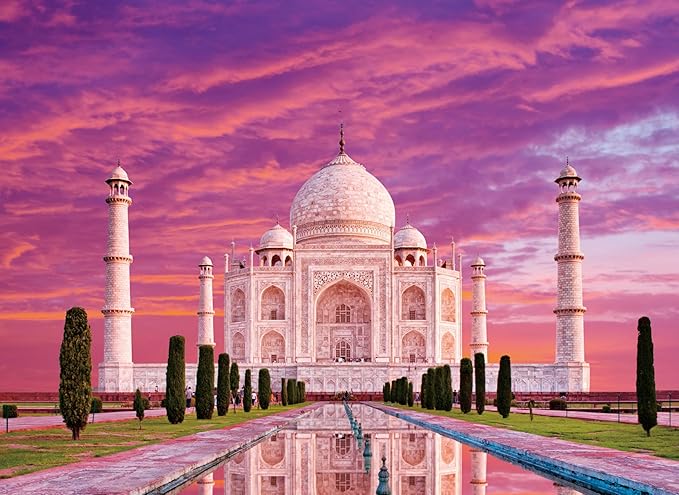 500 Piece Puzzles for Adults Taj Mahal 20.5 x 15 Inch 500 Piece Jigsaw Puzzles for Adults Puzzles 500 Pieces for Adults Educational Challenge Puzzle