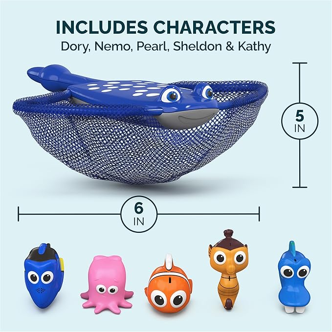 SwimWays Disney’s Finding Dory Mr. Ray’s Dive and Catch Game, Water Toy, Outdoor Toys, Pool Party Favors & Bath Toys for Kids Ages 5 & Up