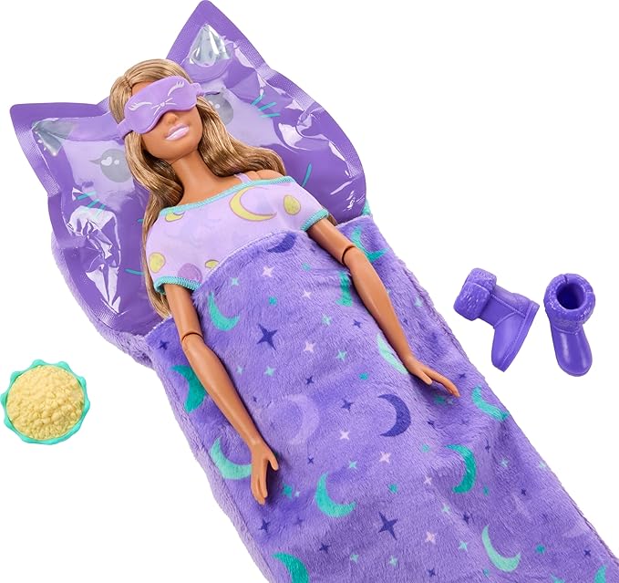 Barbie Sleepover Reveal Doll and Accessories