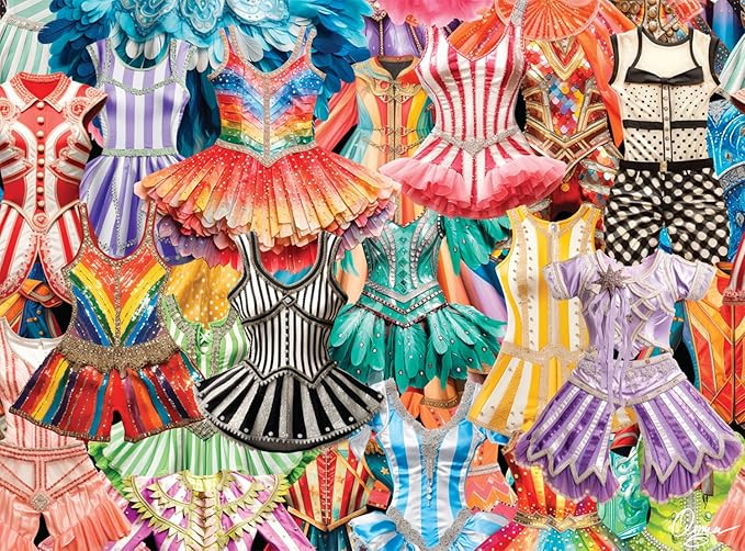 Buffalo Games - Aimee Stewart - Carnival Costumes - 1000 Piece Jigsaw Puzzle for Adults -Challenging Puzzle Perfect for Game Nights - Finished Size is 26.75 x 19.75