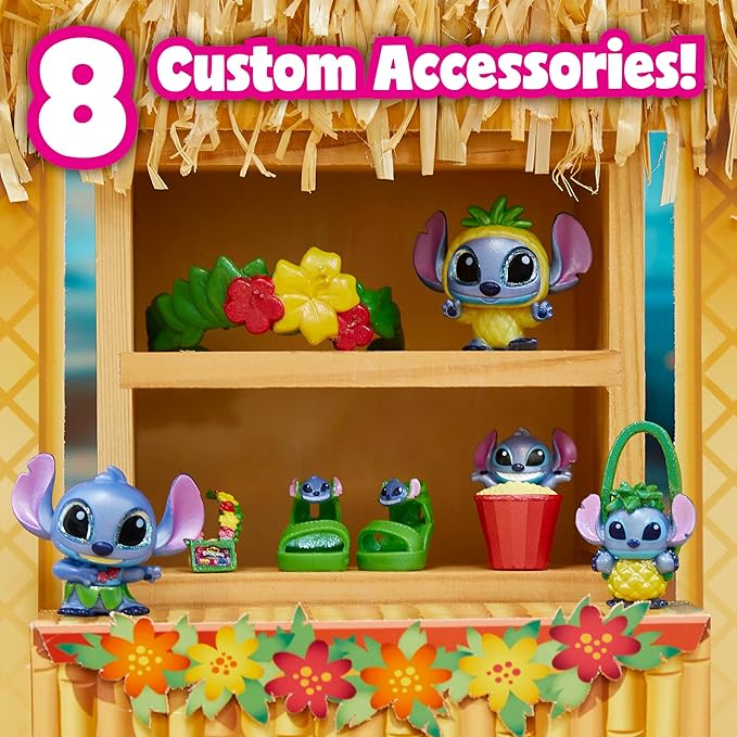 Disney Doorables ADOORBS Deluxe Stitch Superfan Doll, 2 Exclusive Figures, Movie Premiere, UNbox 10 Mini Accessories, Toy Gift for Collectors, Fans, Tweens, Girls & Kids 5 and Up by Just Play