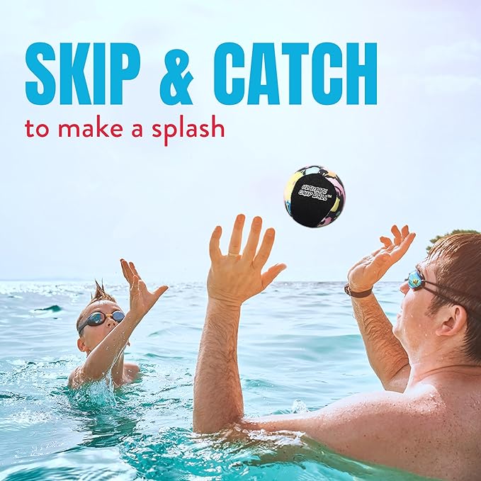 Activ Life The Ultimate Water Skip Balls, Water Bouncing Ball for Swimming Pool, Beach Toys for Friends, Family, Kids and Adults