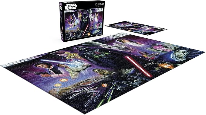 Buffalo Games - Star Wars - Don’t Underestimate the Force - 2000 Piece Jigsaw Puzzle for Adults -Challenging Puzzle Perfect for Game Nights - Finished Size is 38.50 x 26.50