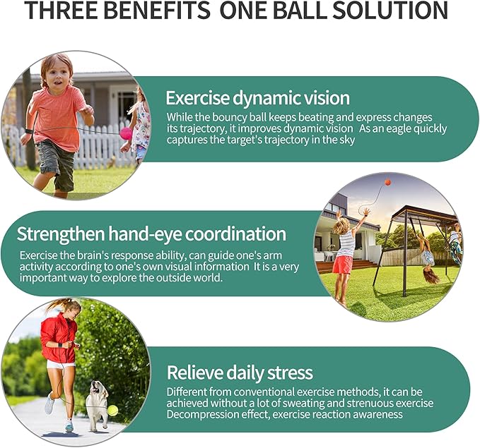ZUYEE 4/8/16 Pack 2.36 inch Wrist Return Balls Baseballs on a String with Wristband - for Kids, Teens & Adults - Fun Sports Gift for Wrist Exercise Hand-Eye Coordination & Rebound Practice