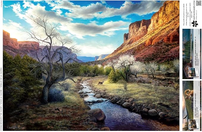 Buffalo Games - Charles Black - Beneath The Glory - 1000 Piece Jigsaw Puzzle for Adults – Precision-Cut Pieces, Beautiful Artwork, and Hours of Relaxing Fun