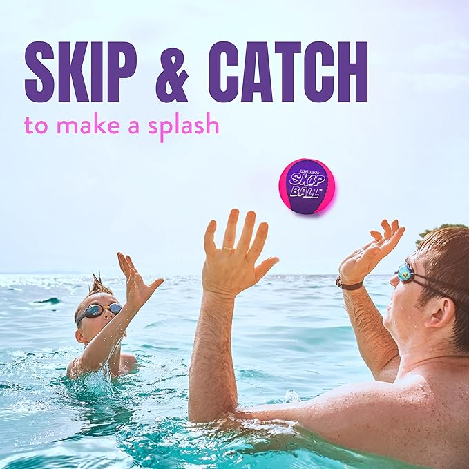 Activ Life The Ultimate Water Skip Balls, Water Bouncing Ball for Swimming Pool, Beach Toys for Friends, Family, Kids and Adults