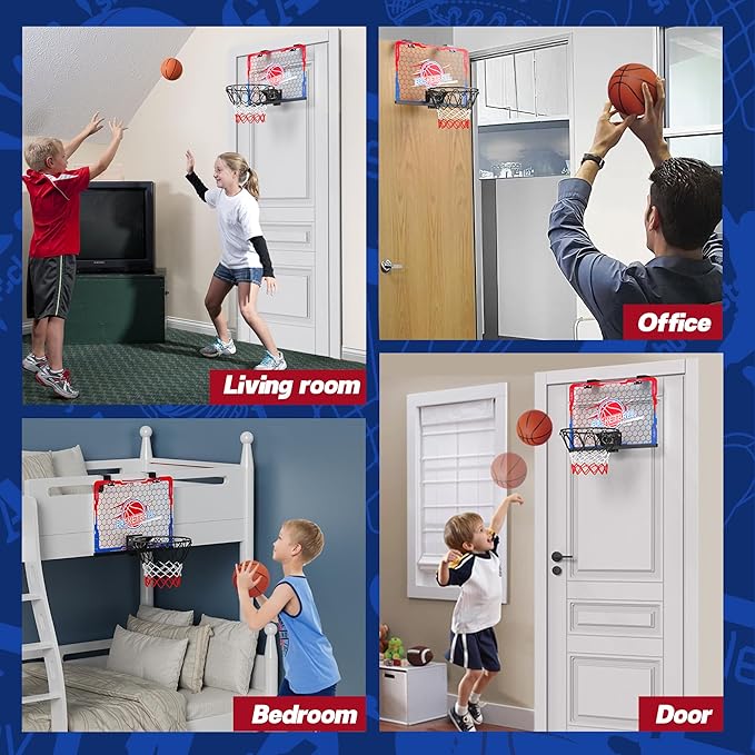 Kids Arcade Basketball Hoop Indoor Outdoor Single Shot Basketball Game for Toddler,Carnival Games Sport Gifts for Boys Girls Ages 3-8 Years Old,Ideal for Competition