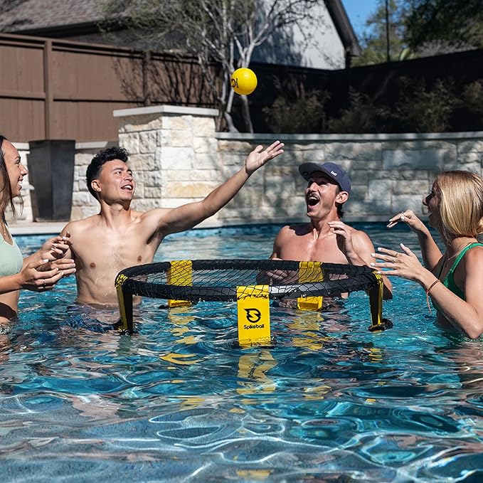 Spikeball Spikebuoy on Water Accessory – Play in The Pool or at The Beach – Use with Standard, Pro and Weekender Sets – Includes Leg Floats and Anchor Bag
