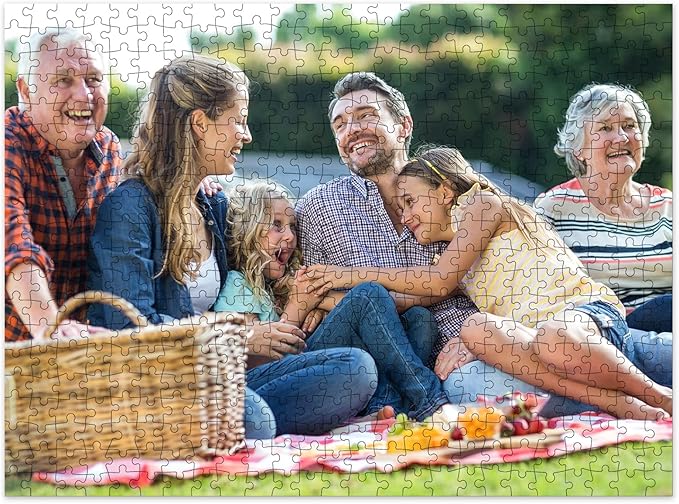 Custom Puzzle from Photos 200/300/500/1000 Pieces Personalized Puzzles for Family, Wedding, Chrisrmas, Gifts