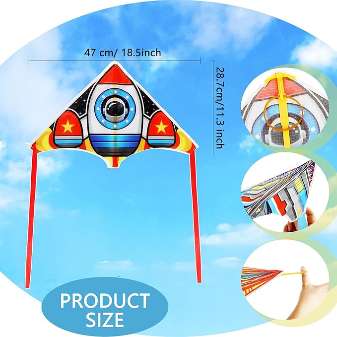 10 Pcs Mini Finger Launcher Kites Easy to Fly Slingshot Ejection Kites Flying Toys for Outdoor Park Backyard Beach Game Sports Party Favors