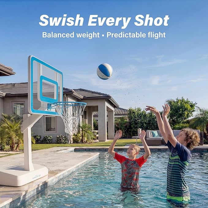 GoSports Water Basketballs 2 Pack - Choose Between Size 3 and Size 6, Great for Swimming Pool Basketball Hoops