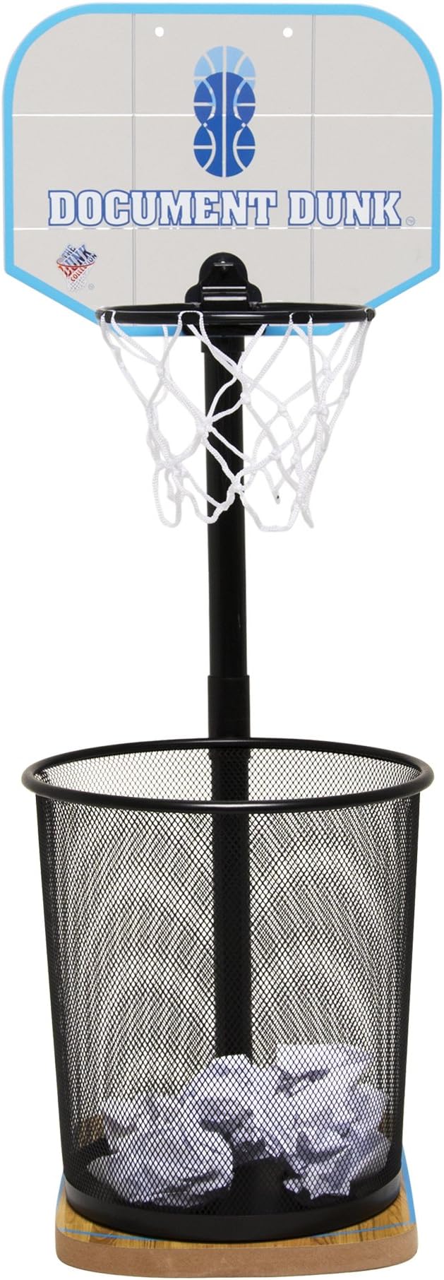 The Dunk Collection - Document Dunk Mini Basketball Hoop for Trash Can