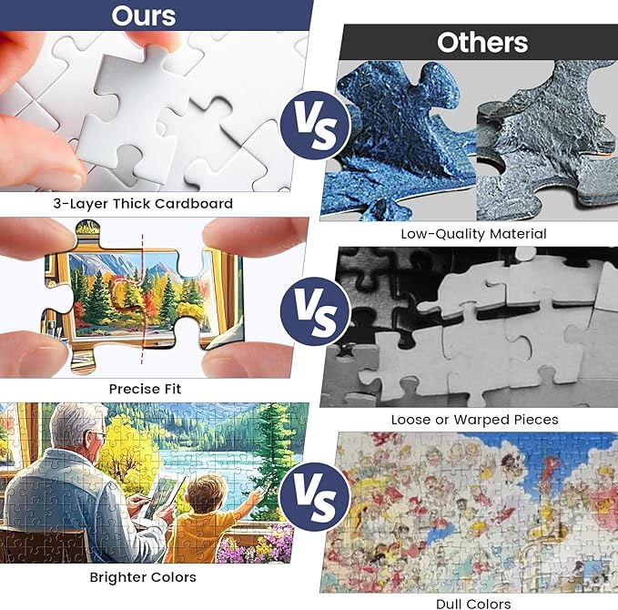 Puzzles for Adults 1000 Pieces,Jigsaw Puzzles 1000 Pieces Painting Room Puzzle for Adults Unique 1000 Piece Scenery Puzzles Fun Relax Puzzle Challenging Family Game Gift