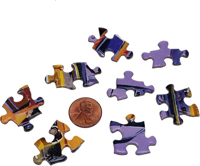 TDC Games Classic Car Puzzle Fabulous 50s Junkpile - 1000 Piece Vintage Jigsaw Puzzle for Adults
