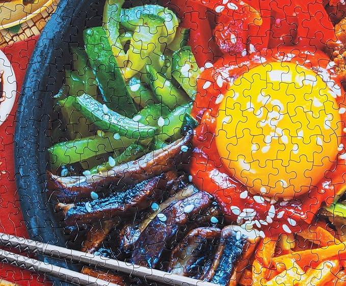 Springbok Korean Delight 1000 Piece Jigsaw Puzzle for Adults - Unique Cut Pieces - Made in USA