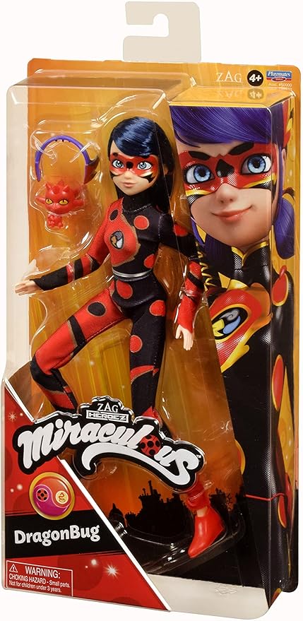 Miraculous Ladybug and Cat Noir Toys Dragon Bug Fashion 26cm Doll