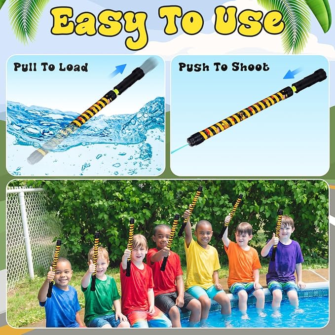 12 Pack Construction Water Gun Blaster Dump Truck Excavator Tractor Party Favors 15.75 in Water Shooter Blasters Gun Toys Summer Activity for Kids Outdoor Swimming Pool Backyard Beach Games