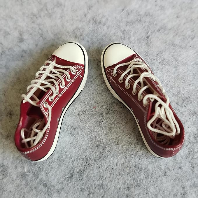 1:6 Scale Figure Shoes Sneakers Shoe for 1/6 12 inch Female Action Figure Phicen TBLeague (Red)
