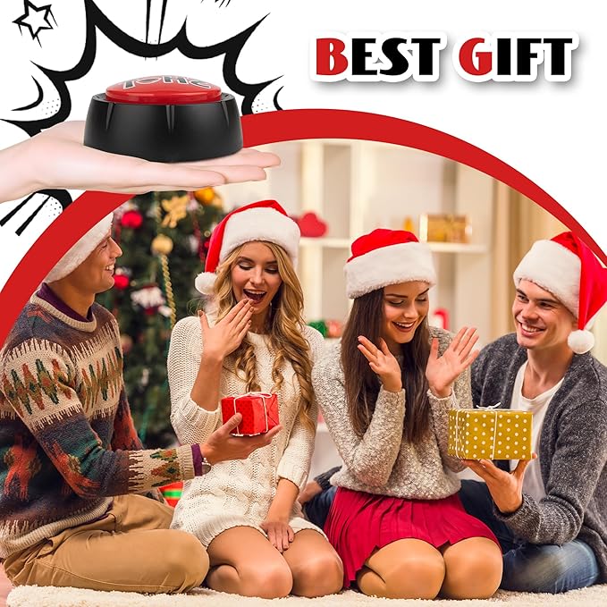 MyMealivos The Bullsh*t Button BS Button for Official Desktop Sound Toy-Great Gag Gift