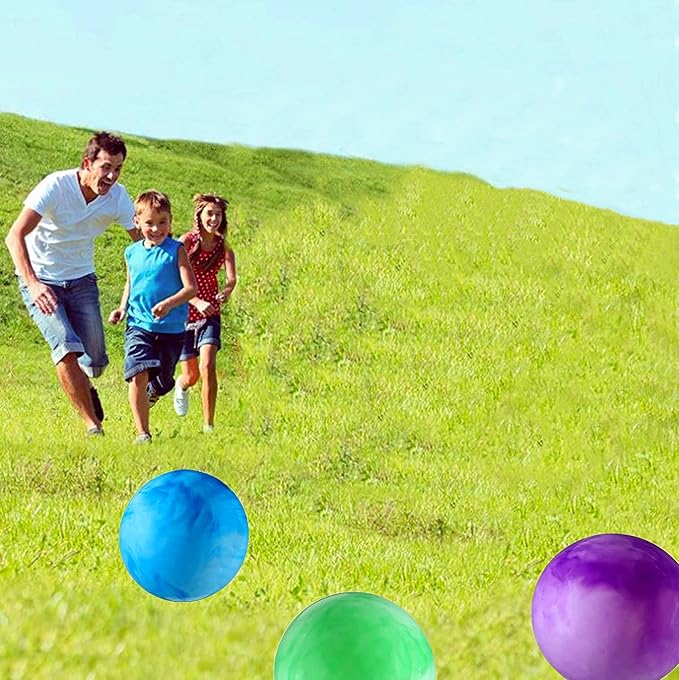 4 Pcs Playground Balls with Pump, 9 inch Inflatable Bouncy Balls for Kids, School, Beach, Kickball DodgeBalls and Indoor Outdoor Plays
