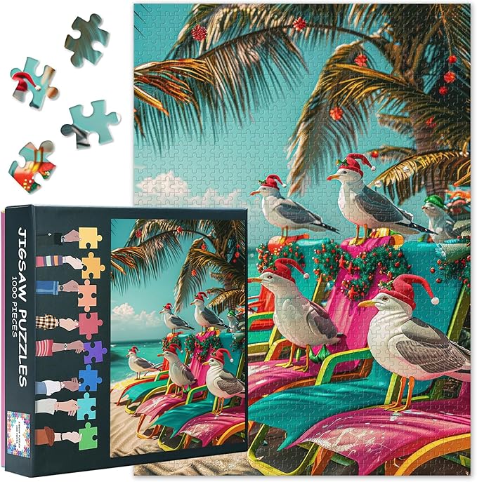Samurai Puzzles for Adults 1000 Pieces, Samurai Standing in Waterfall Garden Jigsaw Puzzles, Adult Puzzle for Adults, Educational Fun Games or Toys for Elders Friends 20X27 INCH