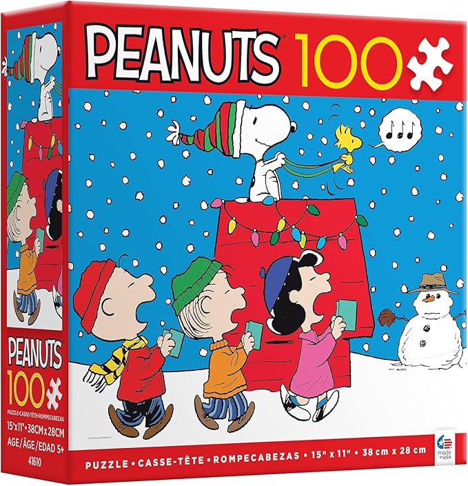 Ceaco - Peanuts - Holiday - Snoopy and The Singers - 100 Piece Jigsaw Puzzle