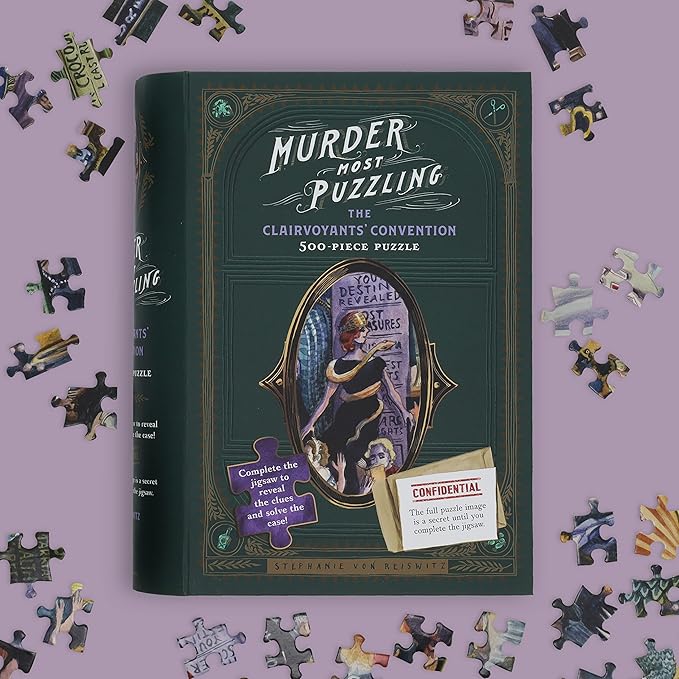 Murder Most Puzzling: The Clairvoyants' Convention 500-Piece Puzzle